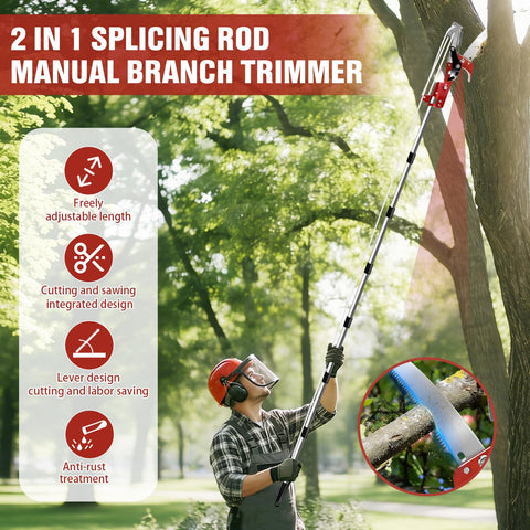hfshimlux pulley rope design enables effortless cutting with light pulls.