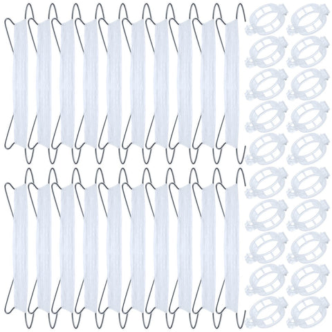 HFXXAD tomato hooks with string in a complete garden support kit.