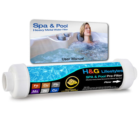 H&G Lifestyles iron water filter with garden hose connection for cleaner water during outdoor use