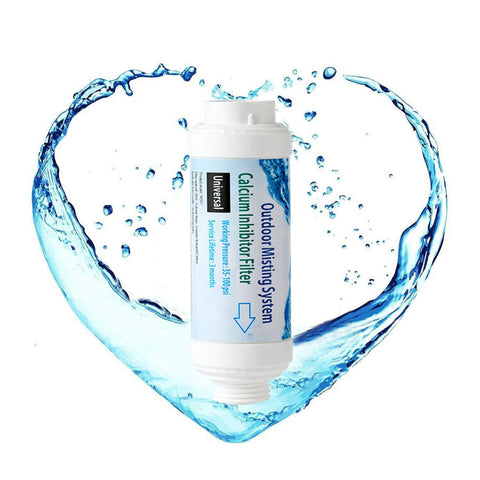 H&G Lifestyles long-lasting calcium filter enhances patio misting reliability.