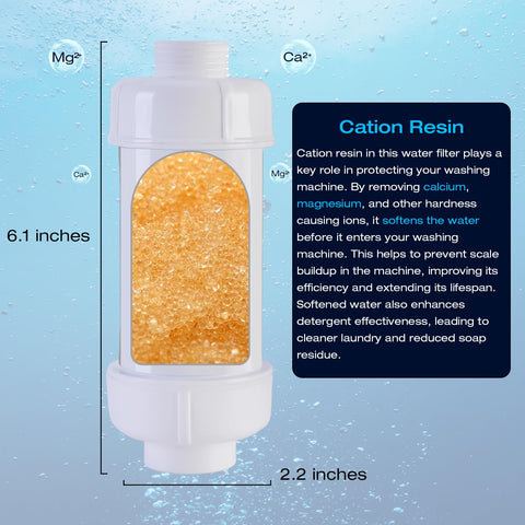 H G Lifestyles well water compatible filter for flexible home use