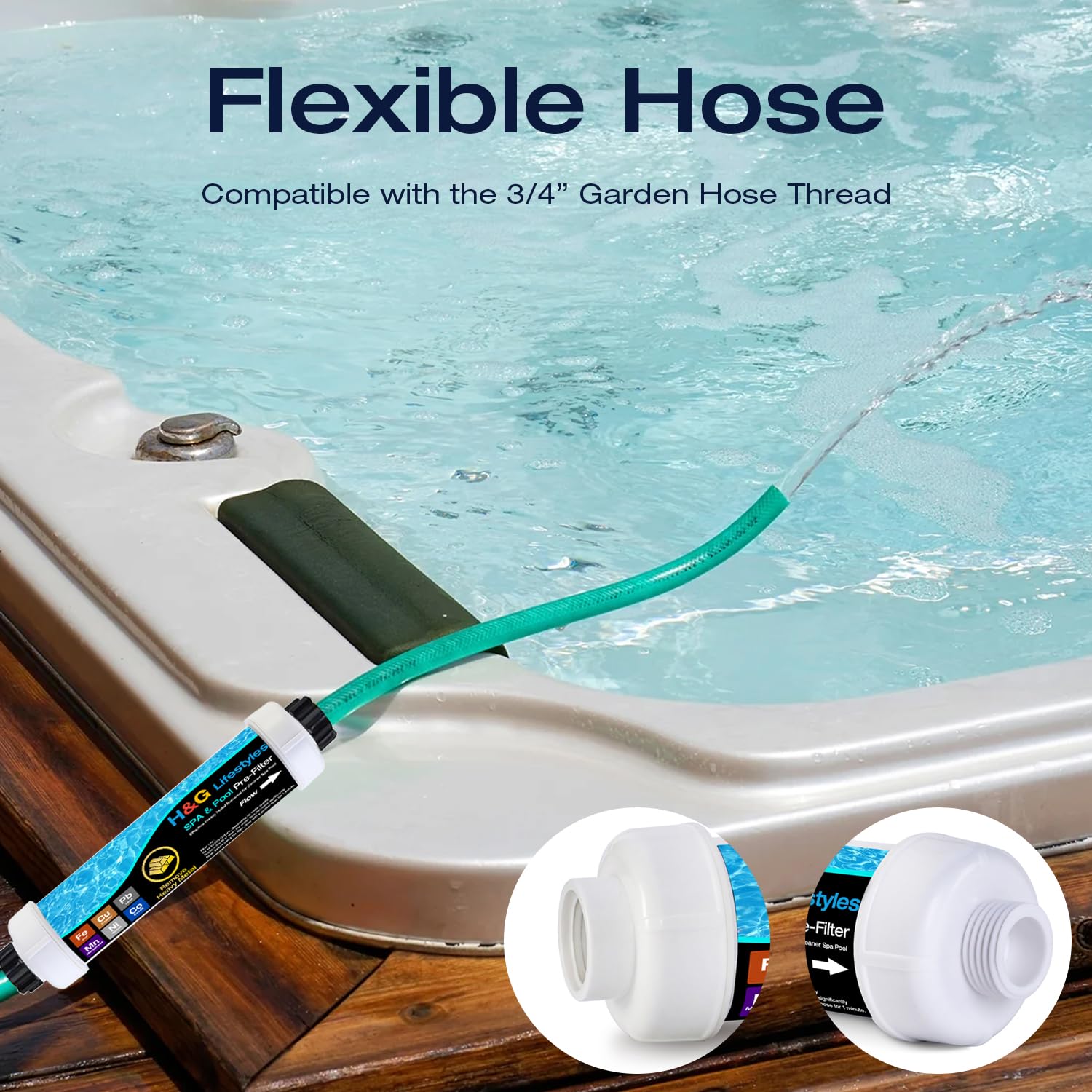 H&G Lifestyles well water iron filter reducing odor and staining during RV fill
