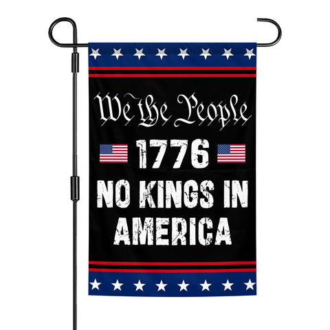 HGCO We The People 1776 flag front view shows double-sided bright printing for outdoors.