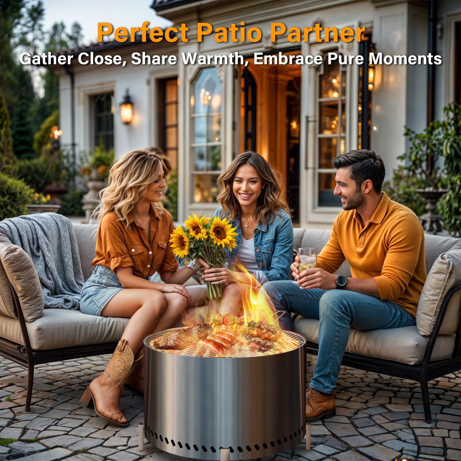 HGD 27.5 efficient secondary combustion reduces smoke while maximizing heat.