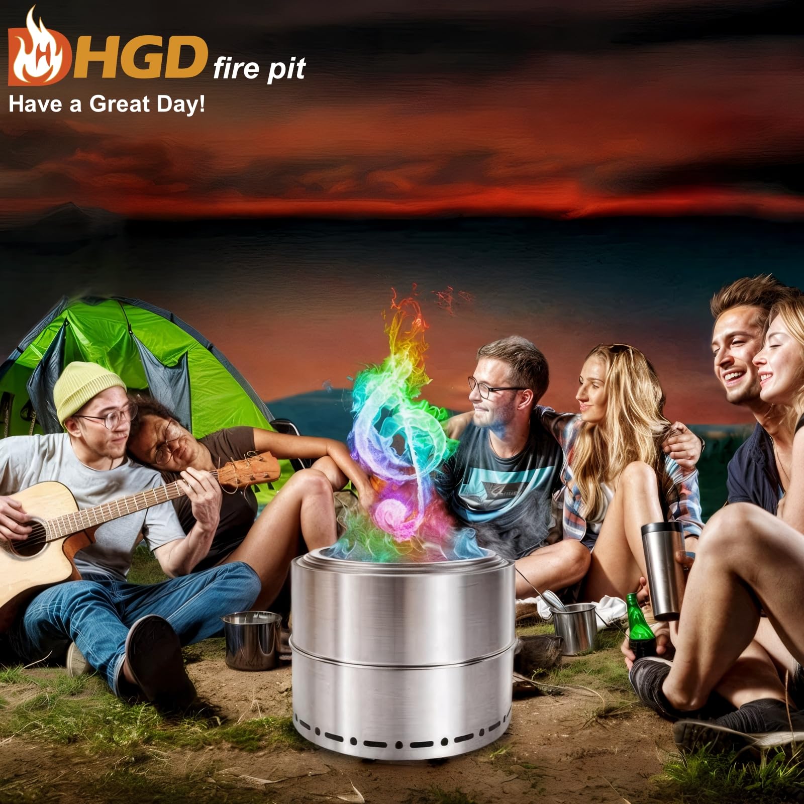 HGD Family-Friendly Flame Packets help create memorable moments around the fire.