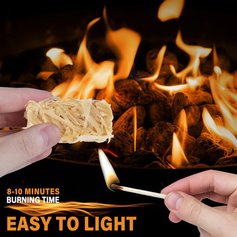HGD Fire Starter long burn provides extended flame for cozy evenings.