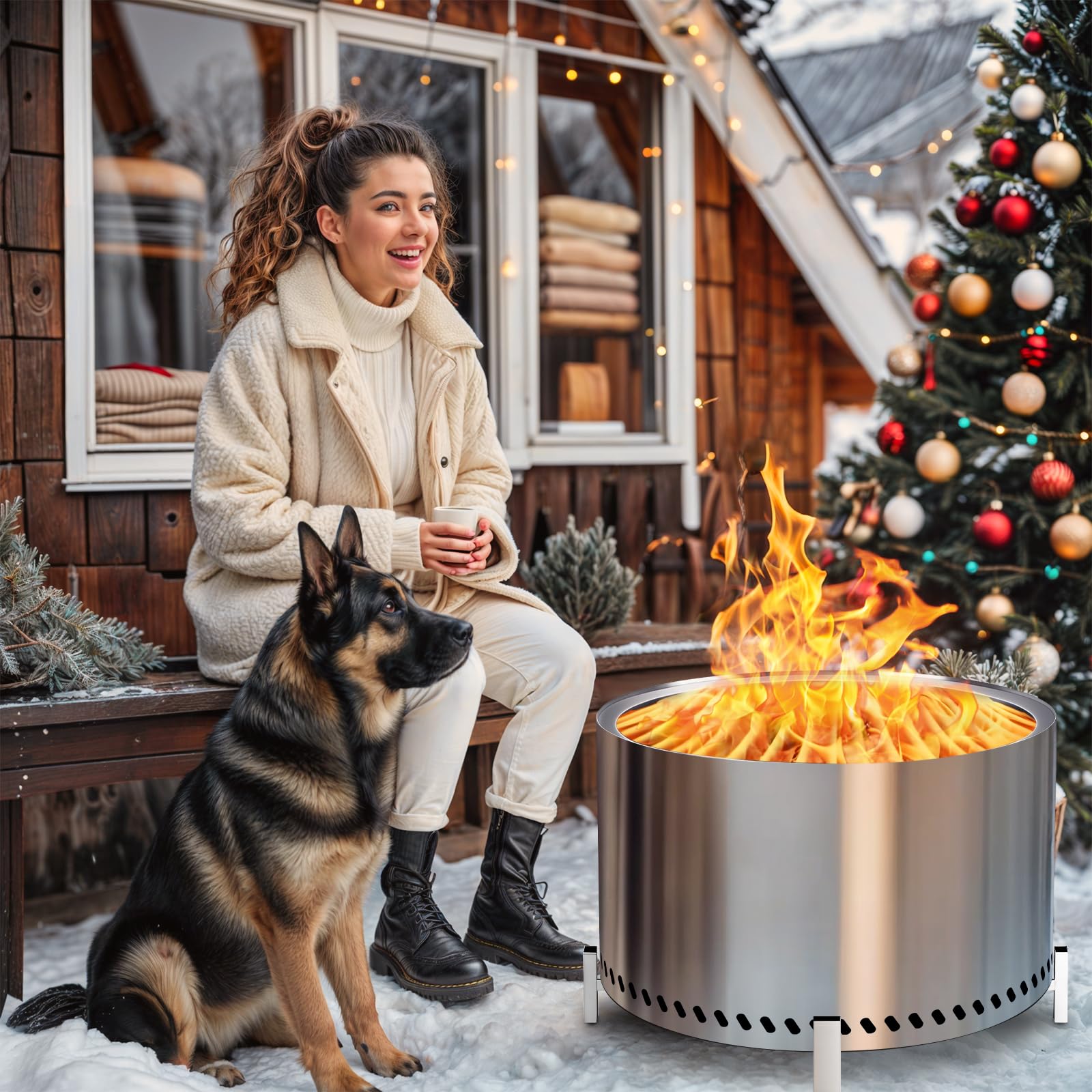 HGD efficient burning design delivering generous heat with less smoke.