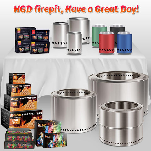 HGD Magic Campfire size options 25-30-50 packets extend the color magic.