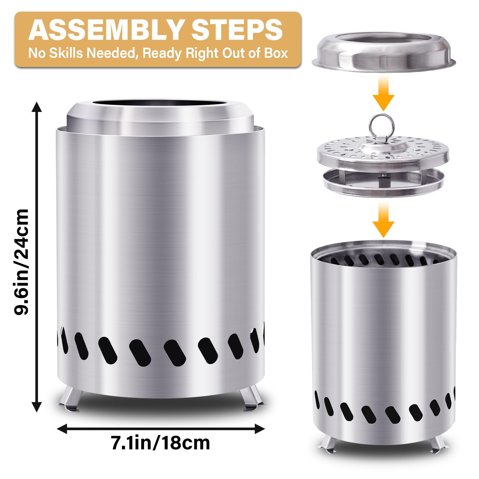 HGD smokeless burn technology highlights cleaner heat for patios and campsites