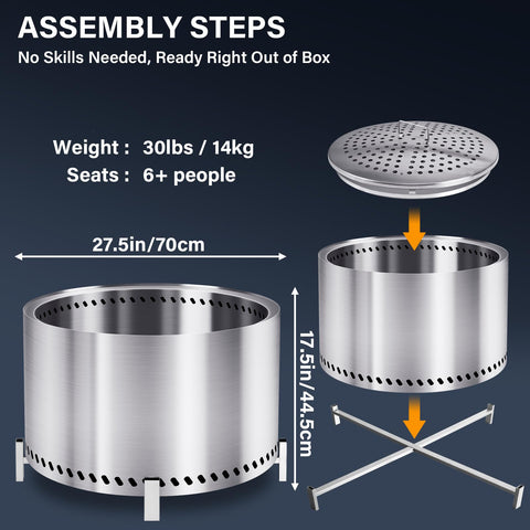 HGD 304 stainless steel construction close-up showcasing durable outdoor use.