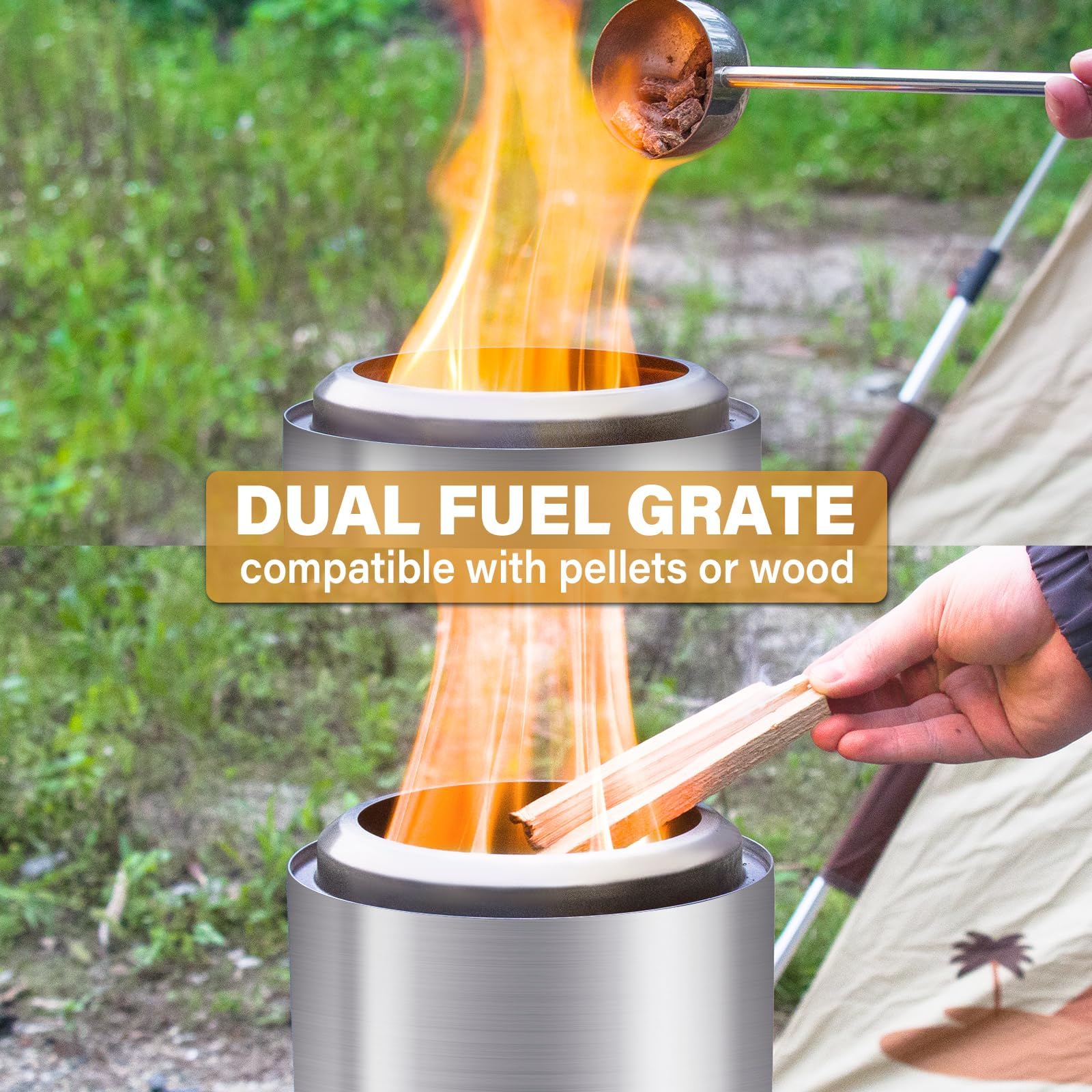 HGD triangular-base safety design prevents tipping during gatherings