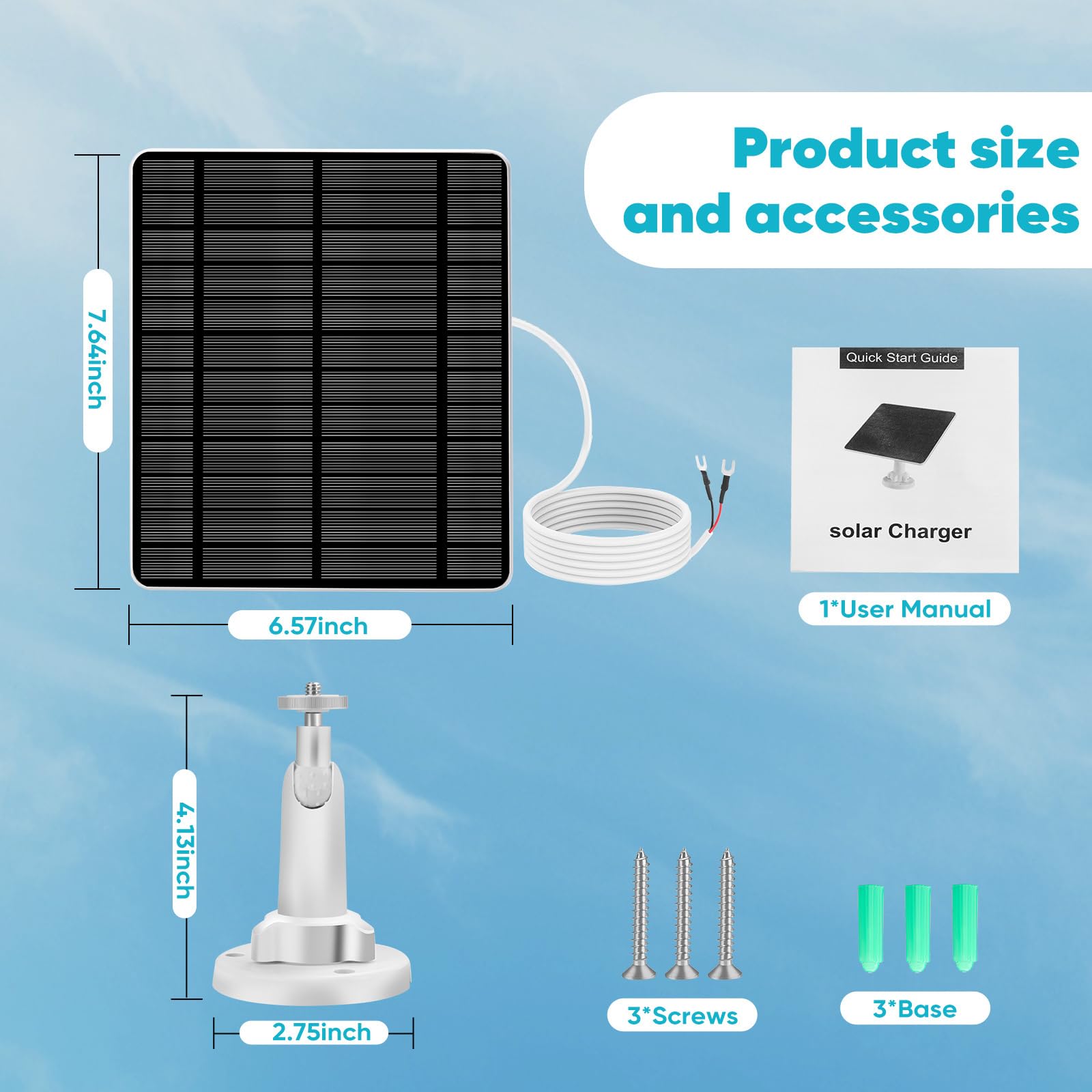 Hhuiyu 360-degree adjustable wall mount helps optimize sun exposure