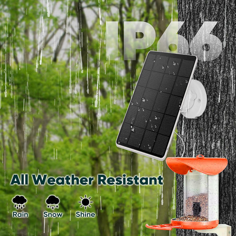 Hhuiyu all-season energy keeps cameras powered across seasons.