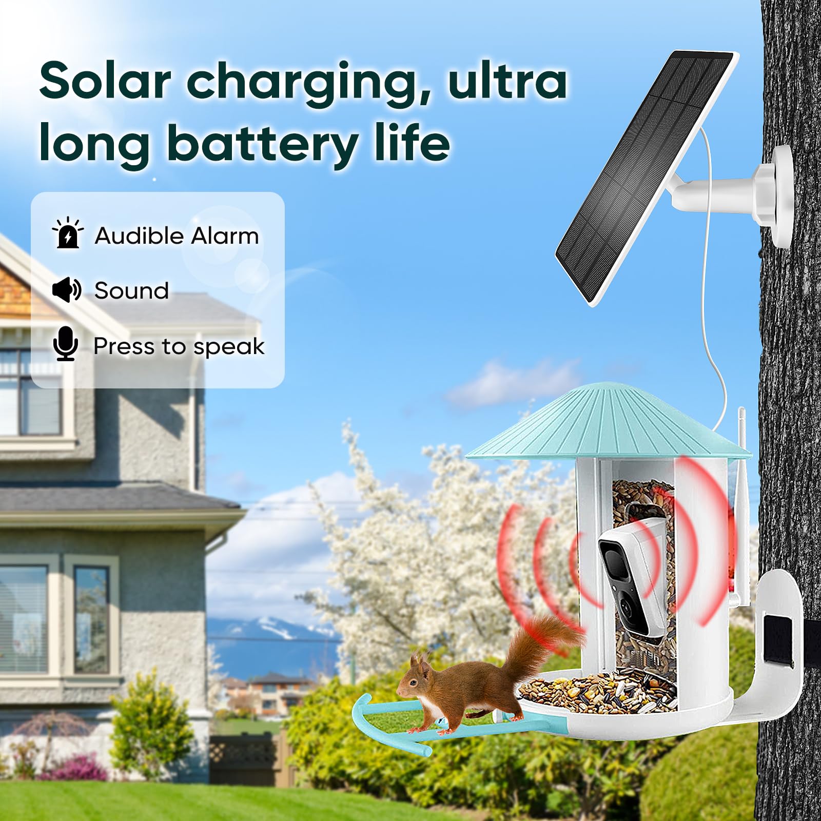 Hhuiyu outdoor camera power panel designed for Type-C devices, not Nest indoor.