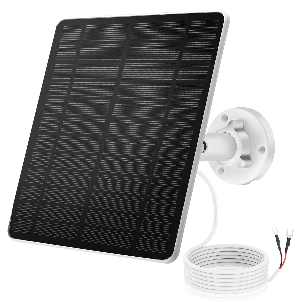 Hhuiyu solar panel for doorbell with 3/4 compatibility for reliable outdoor charging