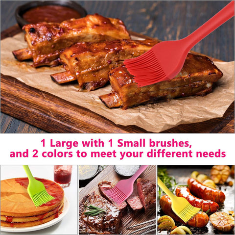Hhyn basting brush color variety red and black for flavor separation