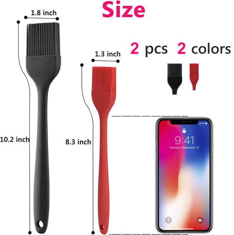 Hhyn silicone basting brush small for pastries and toppings