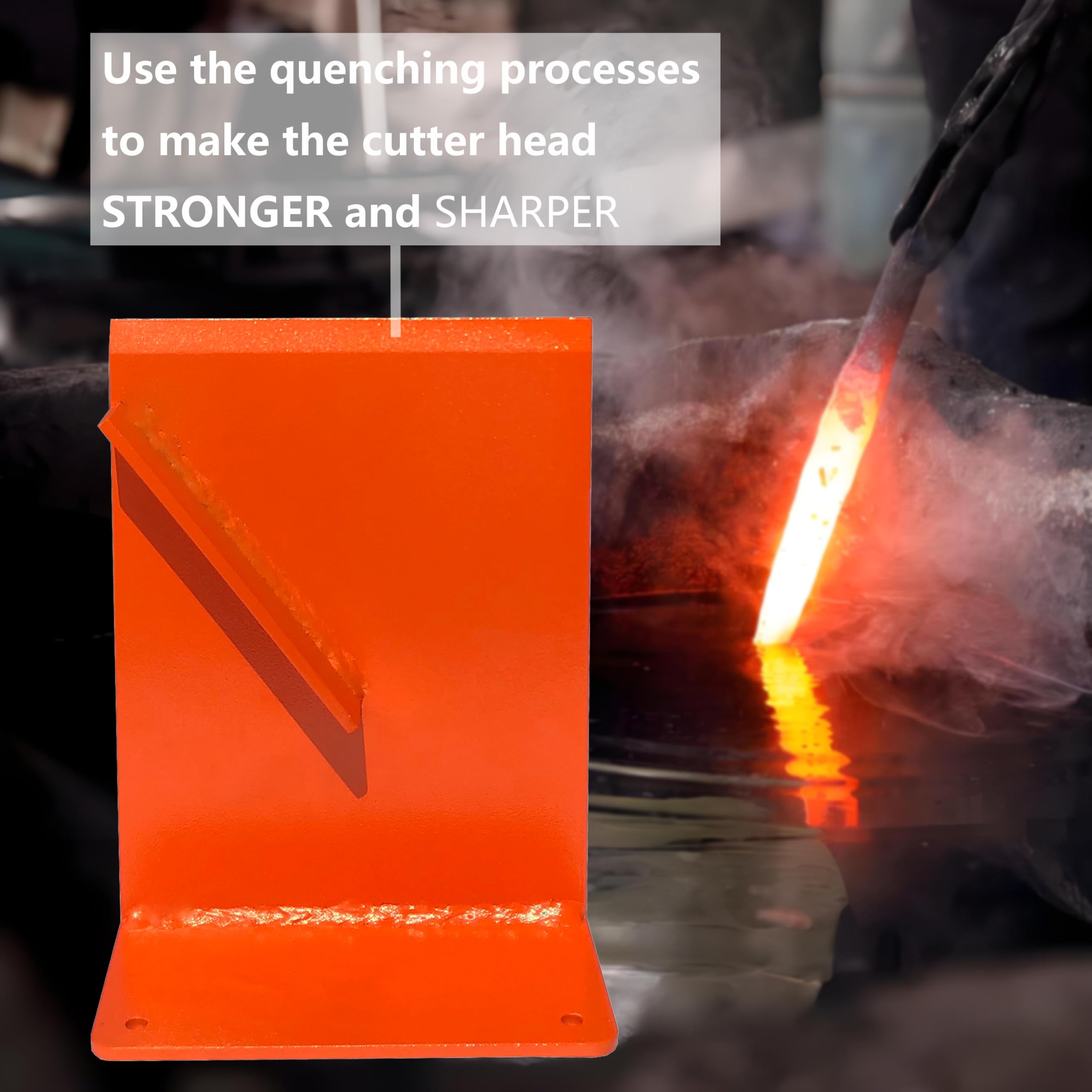 Hi Flame wood-kindling-splitter in action enabling fast, controlled kindling