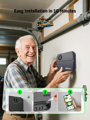 HiOazo weather-sense detects rain and wind to optimize watering