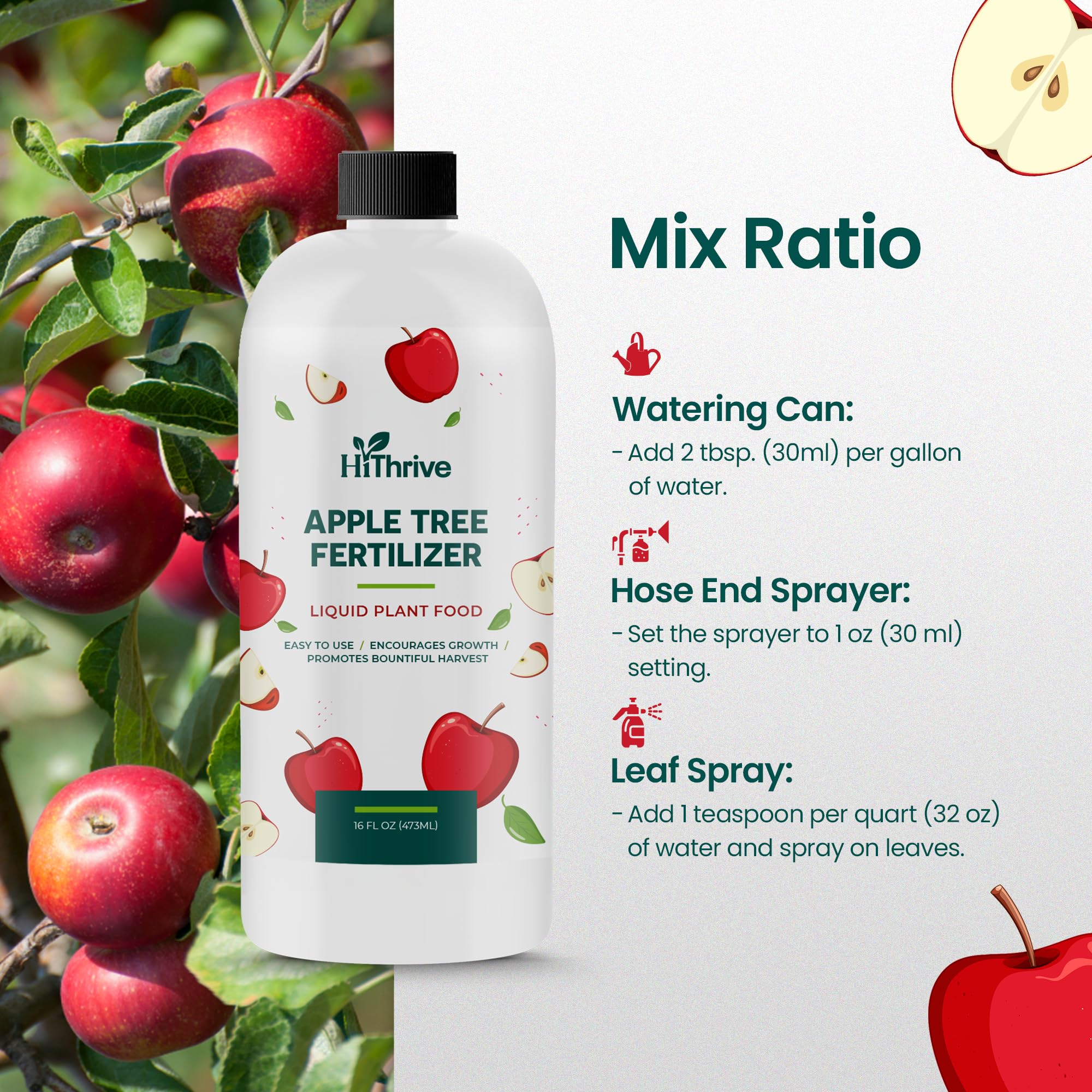 HiThrive supports juicier apples through balanced nutrition.