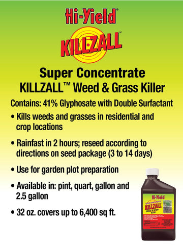 Hi-Yield Killzall spraying accessory enables efficient outdoor application.