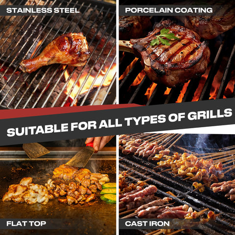 HIADGUNNR burnt-residue removal and grill shine after meals