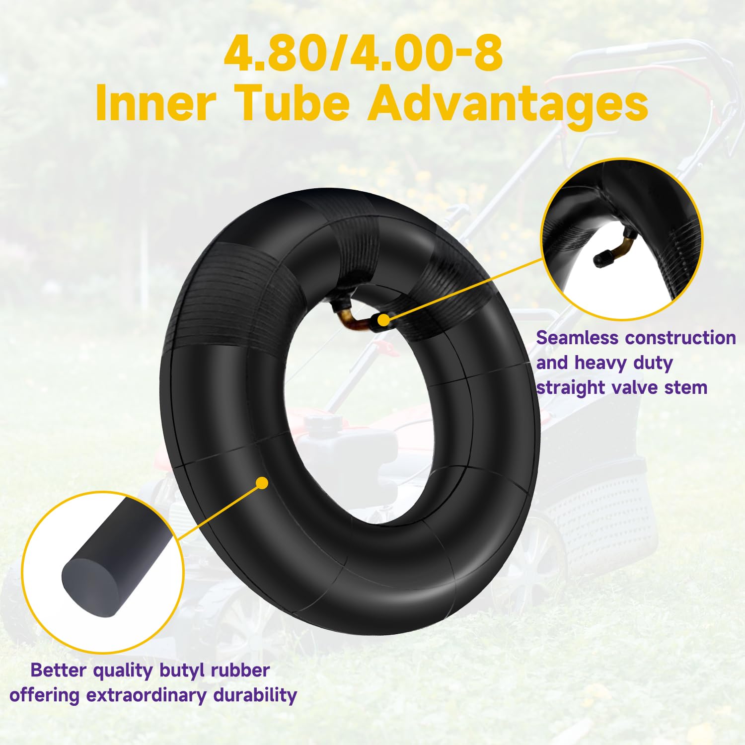 HIAORS butyl rubber inner tube with strong air retention for generators