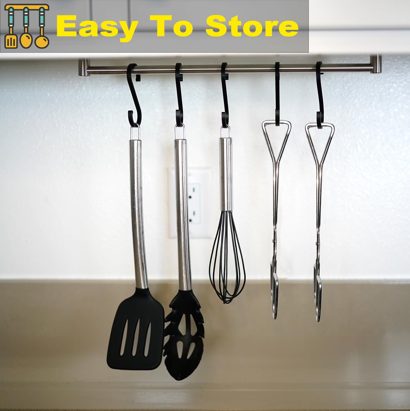 Hiash 11-inch tongs are dishwasher-safe for quick cleanup.