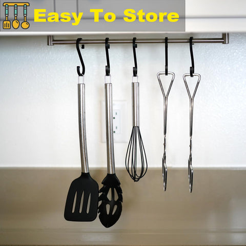Hiash 11-inch tongs are dishwasher-safe for quick cleanup.