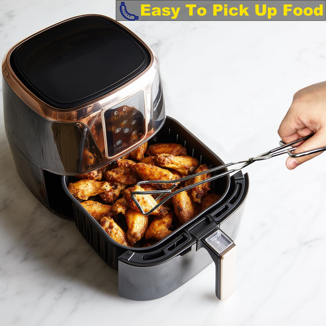 Hiash 11-inch tongs for serving at table or buffet.