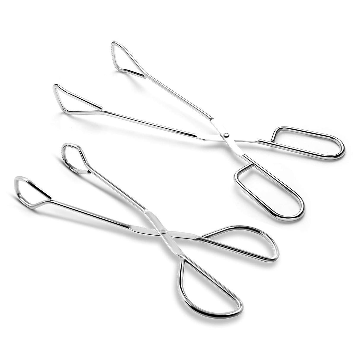 Hiash 9-inch tongs with ergonomic grip for precise flipping and turning.