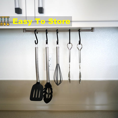 Hiash tongs with hanging hole for convenient storage