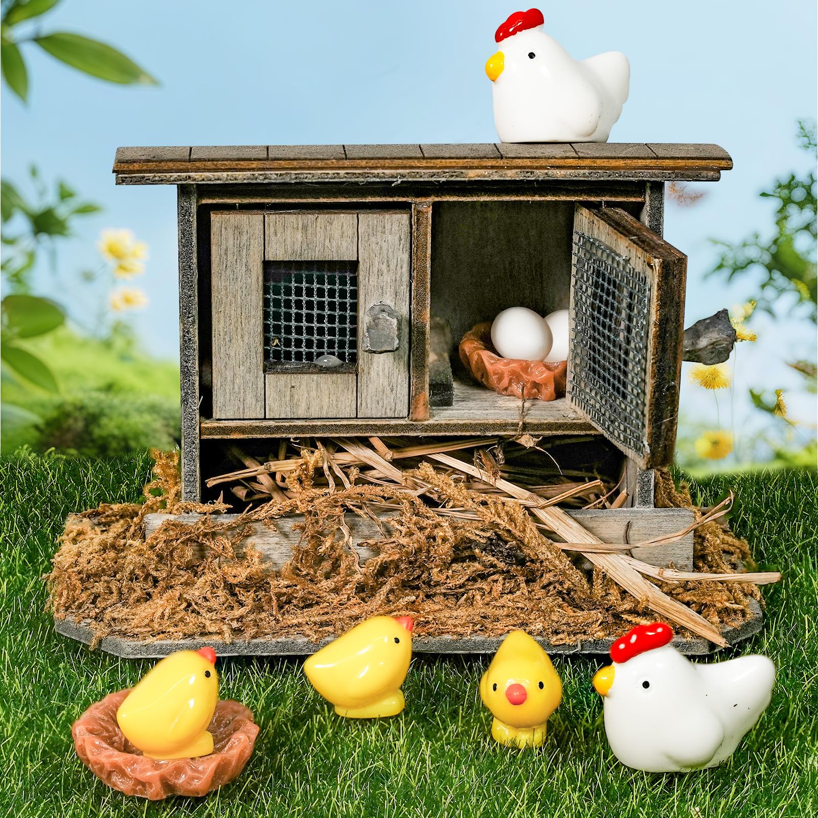 Hiawbon chicken nest decor is a thoughtful birthday or holiday present.