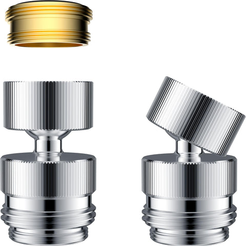 Hibbent sink faucet adapter with 360° swivel for flexible watering
