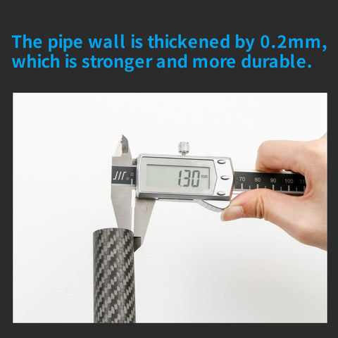 HIBLE thick-walled construction strengthens the pole against outdoor wear.