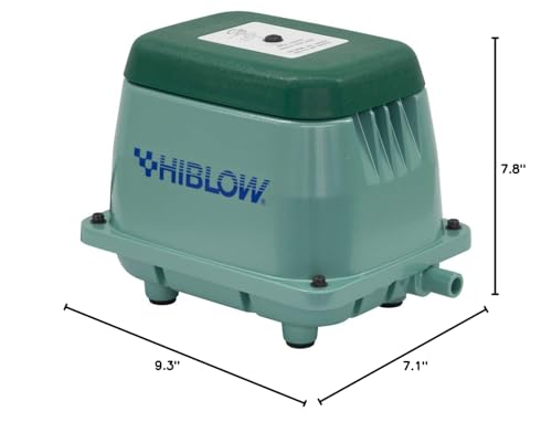 Hiblow HP-60 alarm connection port for easy maintenance and setup