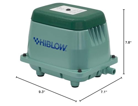 Hiblow HP-60 alarm connection port for easy maintenance and setup