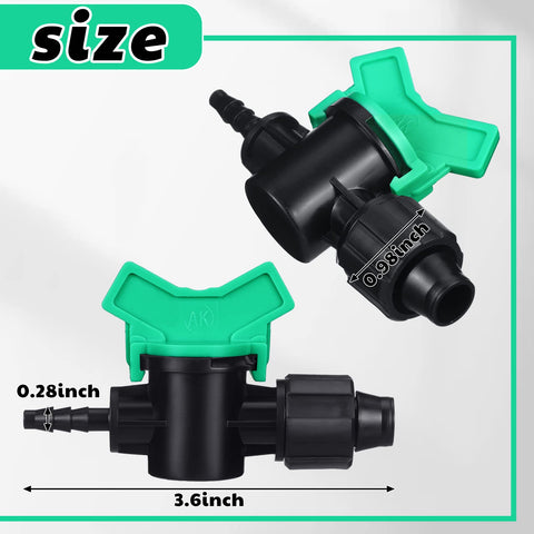Hiboom extended barb takeoff connection for secure drip-tape links