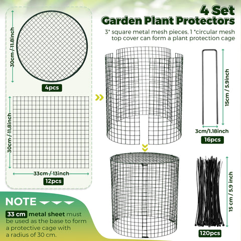 Hiboom removable top cover provides flexible protection for growing plants