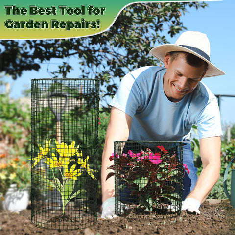 Hiboom stackable cages enable broader coverage for larger plantings