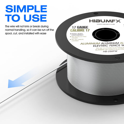 Weathered posts show rust-free performance with HIBUMFX wire.