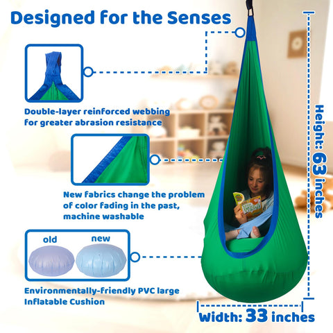 HiCamer inflatable cushion detail offering soft, stable support