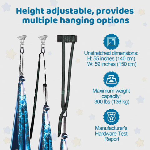 HiCamer kids-to-adults swing design promotes inclusive, shared play experiences.