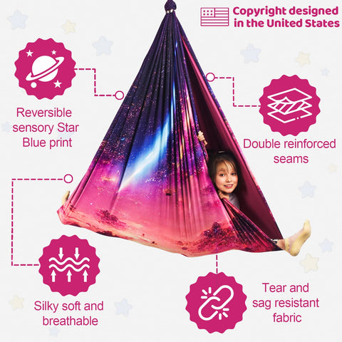 HiCamer sensory swing suitable for indoor and outdoor use