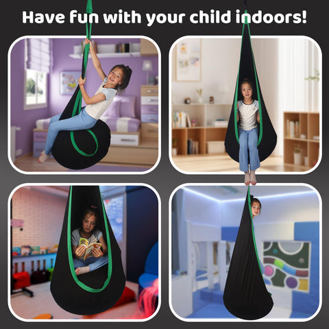 HiCamer sensory swing reinforced edges for safety and durability