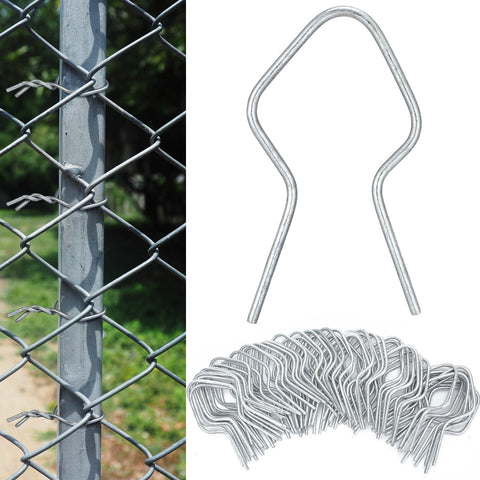 Hicarer 200 Pcs T-post Clips secure wires quickly on T-post fences.