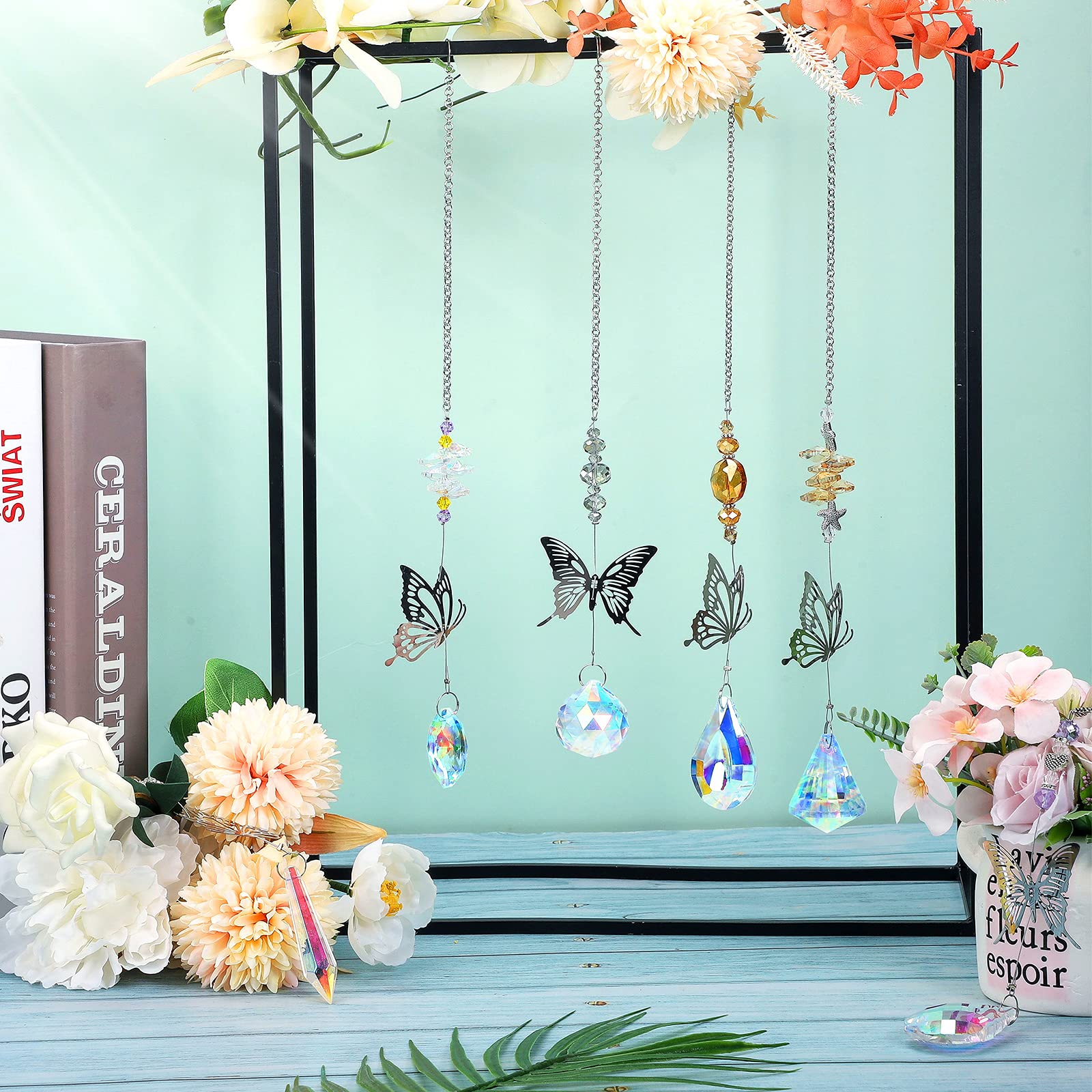 Hicarer crystal suncatcher bundle suits gifts and party decorations