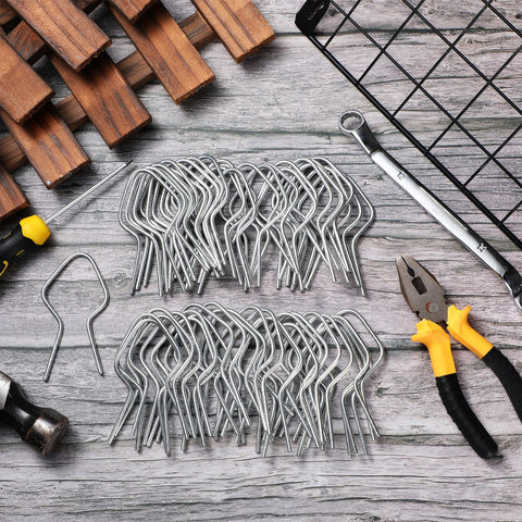 Hicarer pre-cut clips resist deformation to keep wire connections stable outdoors.