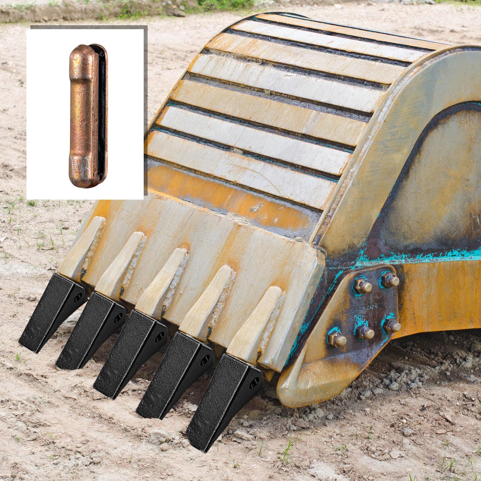 Hicarer durable gold-toned bucket tooth pins for reliable service.