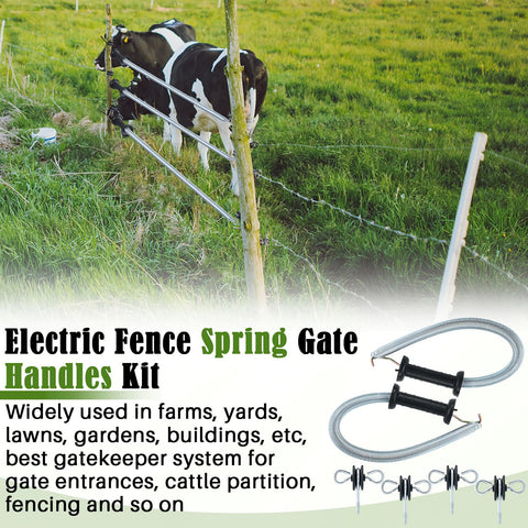Hicarer insulated gate handle for safer, shock-free handling.